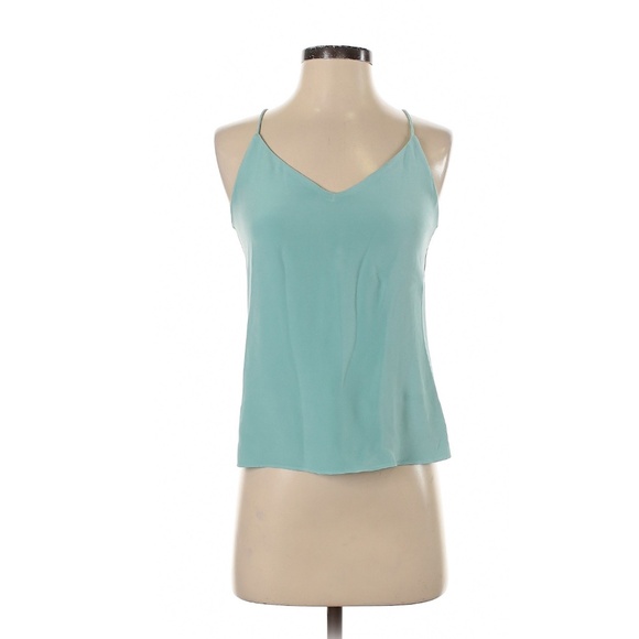 J. Crew Silk Spaghetti Strap Top - Picture 1 of 7